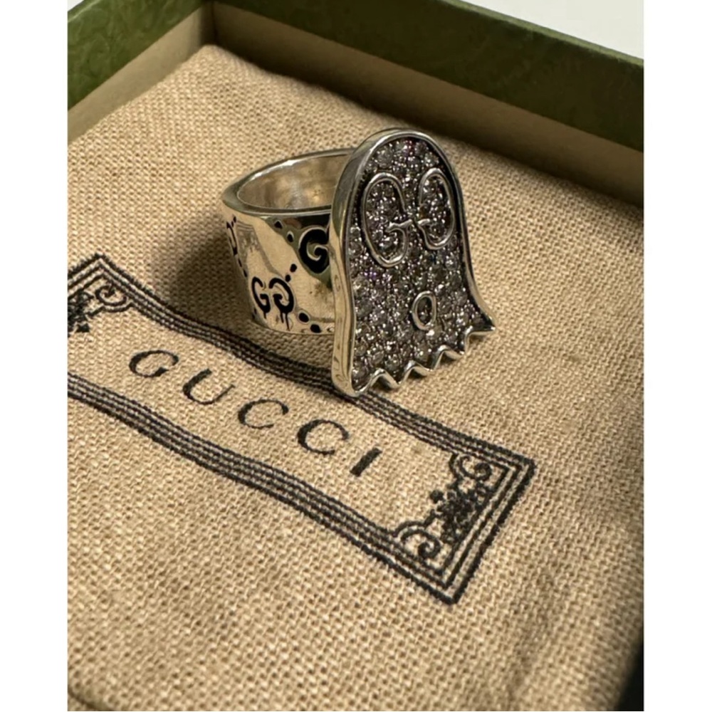 Rare Gucci Ghost Diamond Ring - image 4